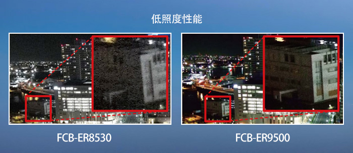 索尼FCB-ER9500与FCB-ER8530低照度对比